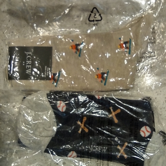 NWT J Crew Men's Sports Theme socks - Picture 4 of 5